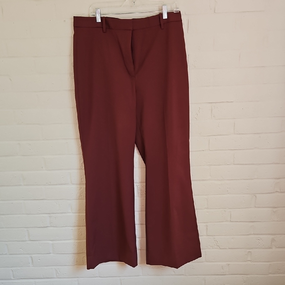 Banana Republic Maroon Flare Pants